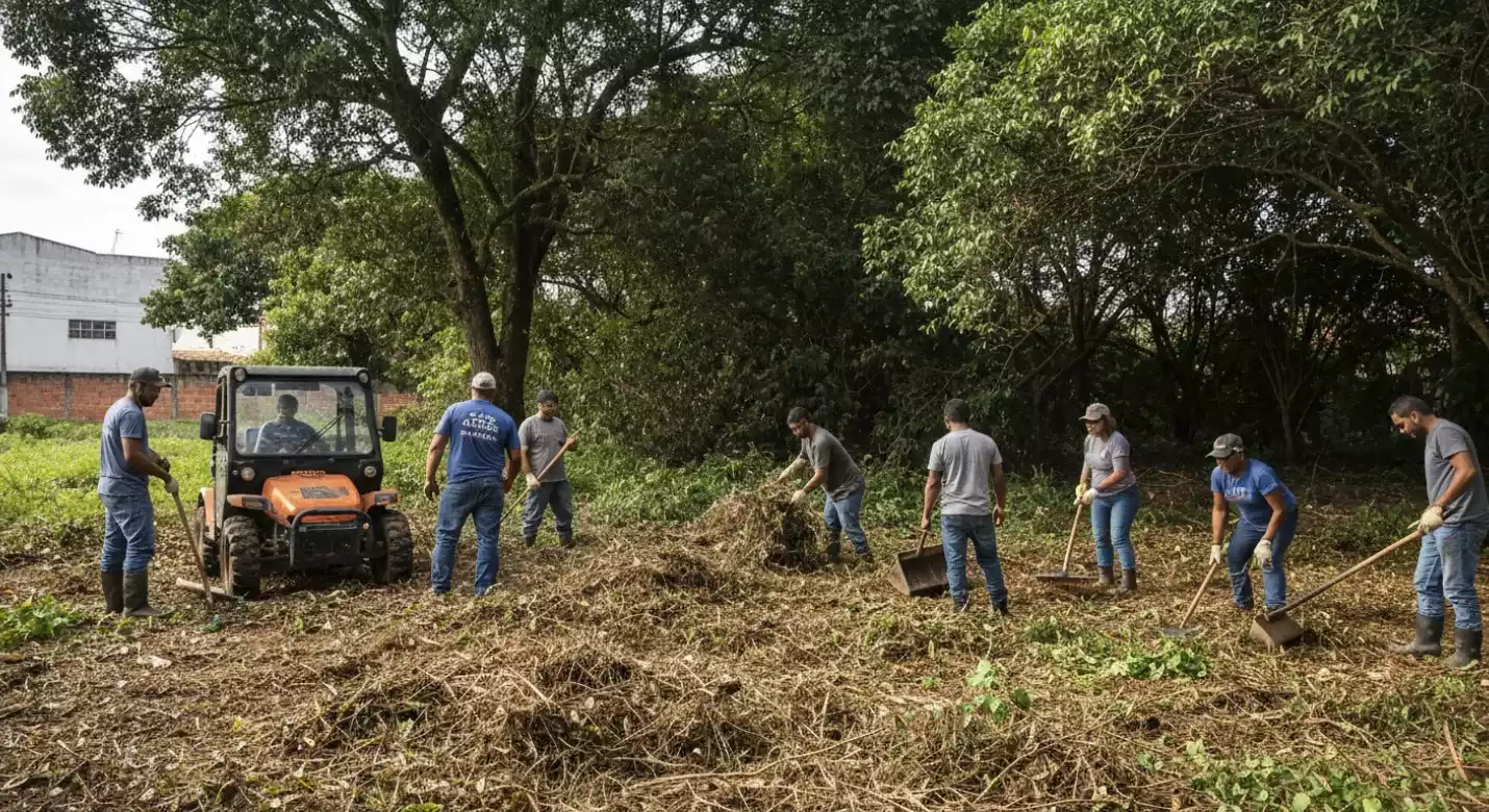 Poda de árvores urbanas e manejo responsável da vegetação em Campo Grande – MS