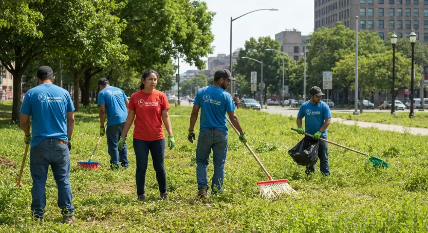 Limpeza de terrenos urbanos e prevenção de riscos ambientais