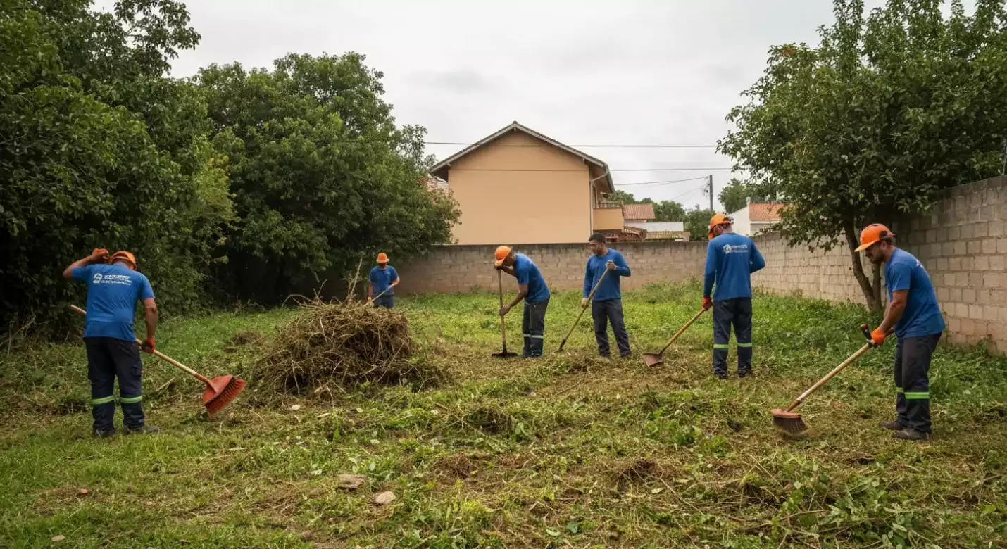 Manejo de vegetação urbana e identificação de riscos em Campo Grande