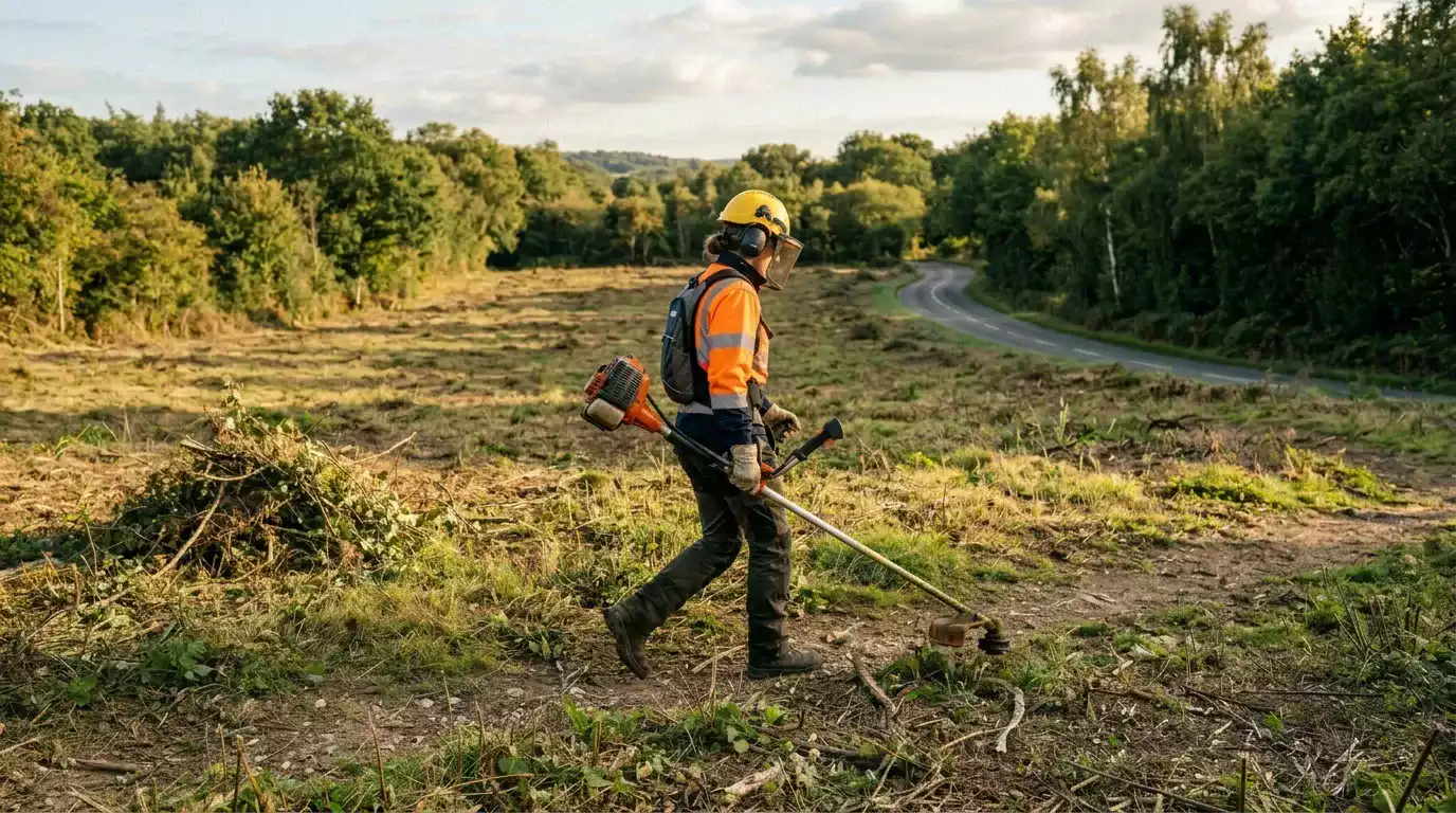 Limpeza de terreno para loteamento: organização e segurança da área