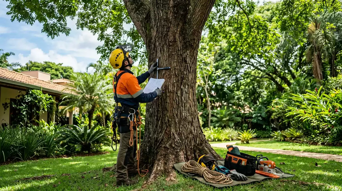 Sinais de risco em árvores antes das chuvas